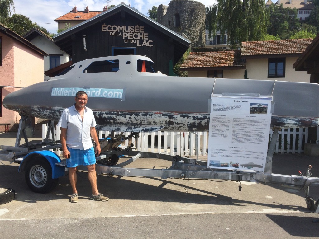 Belle surprise avec la visite de Daniel Oberson venu en voilier de Suisse (St Prex). Daniel est le concepteur de la première heure de la partie cycliste de My Way, ses conseils sont précieux pour ce nouveau projet. 