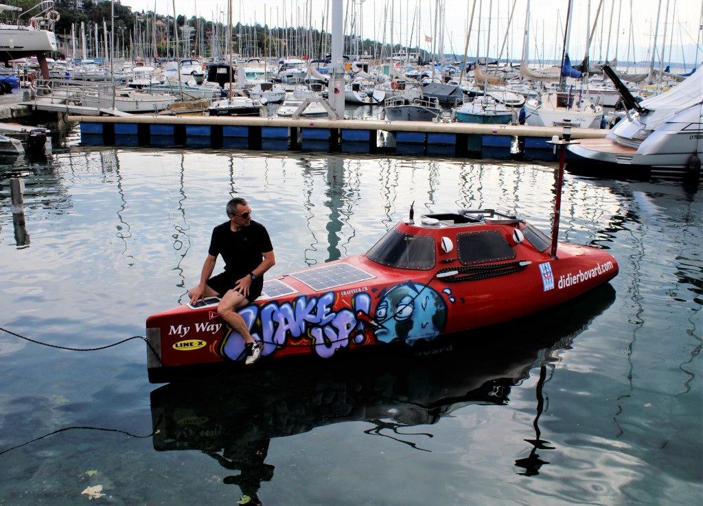 Première mise à l'eau. Photo Mannick Pansart.